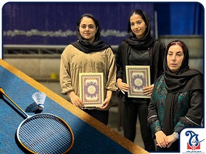 افتخارآفرینی باران رهبری نیا دانش آموز مجتمع آموزشی دخترانه سلاله در مسابقات بدمینتون استان